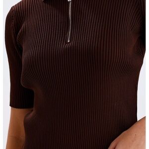 Reitmans Ribbed Short Sleeve Tee